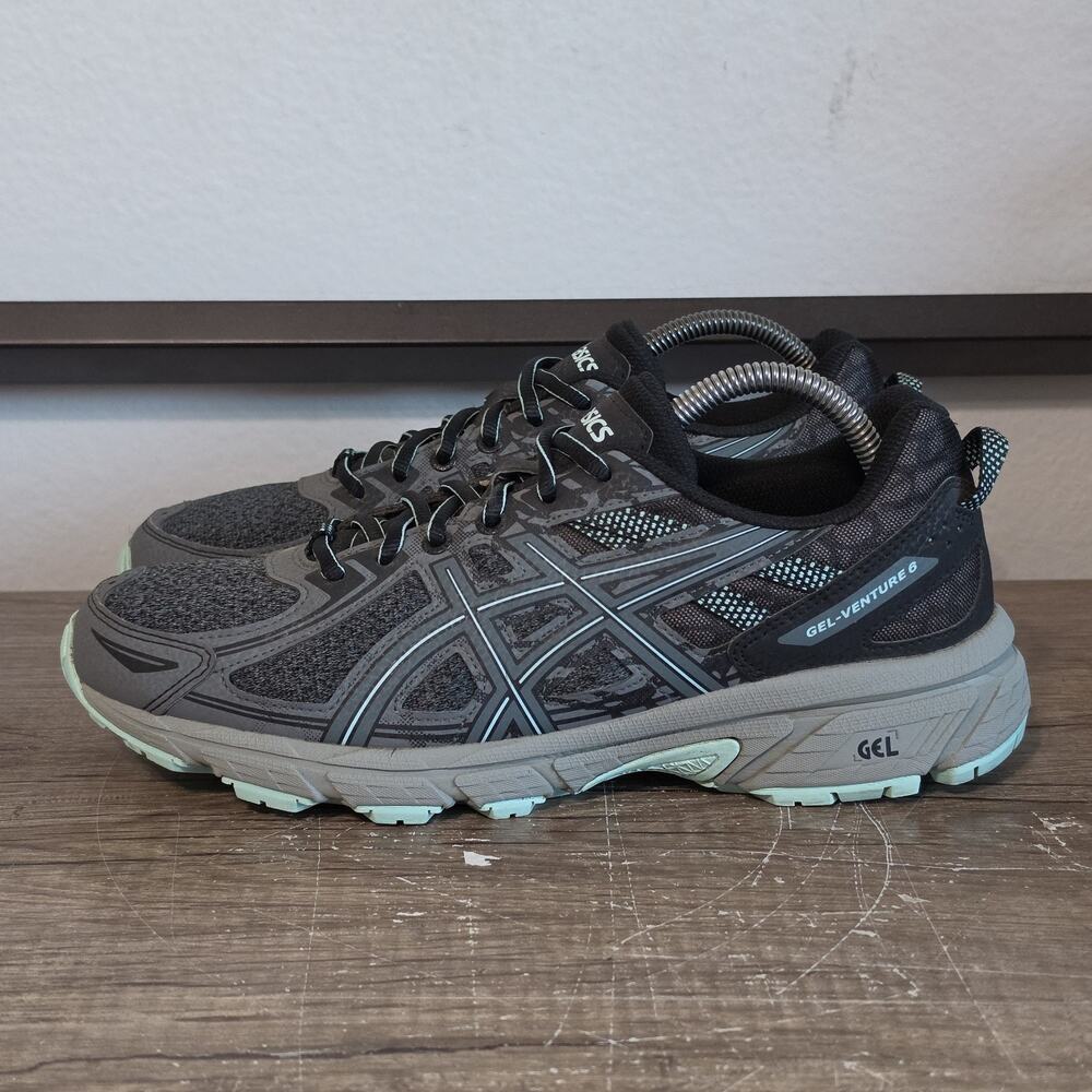 Asics Gel Venture 6 Women's Athletic Running Shoes Sneakers Size 10 Gray